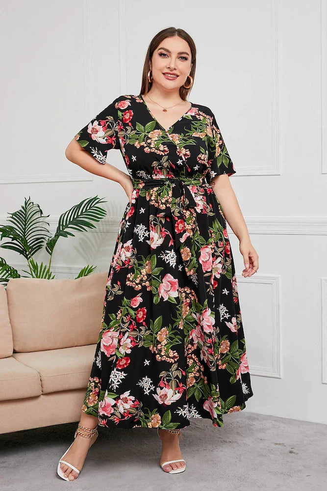 Plus size shops floral